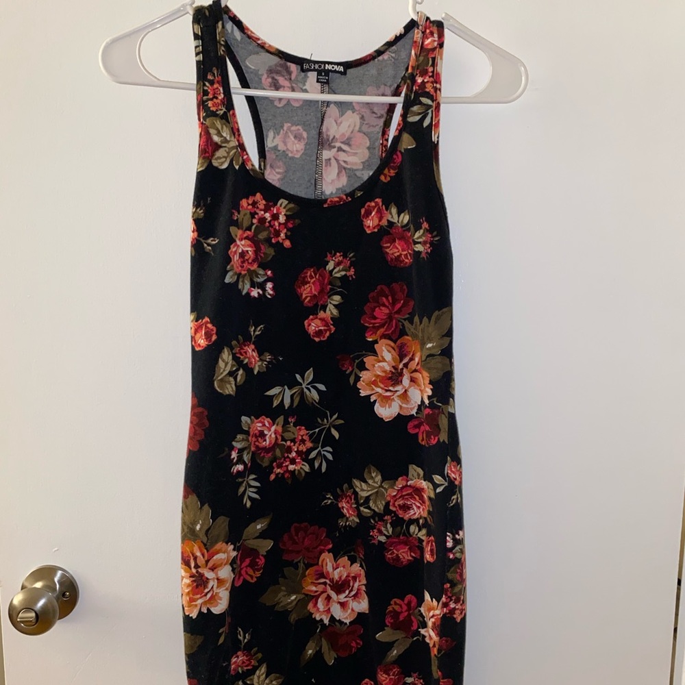 Floral mini dress